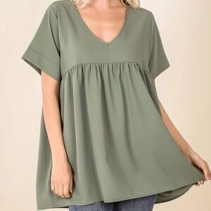 Olive Zenana top
